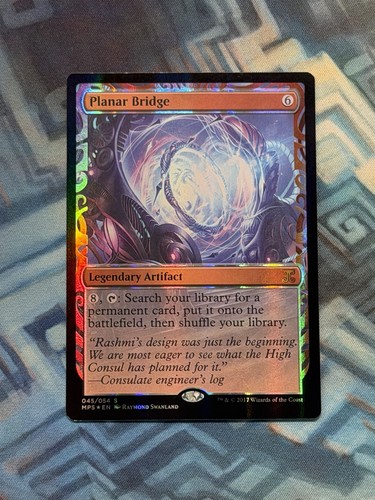 Mtg foil planar bridge - planar, ex/lp+