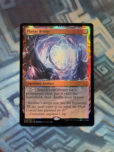 Mtg foil planar bridge - mtg,